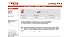 Desktop Screenshot of mexico.travisa.com