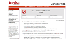 Desktop Screenshot of canada.travisa.com
