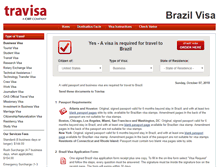 Tablet Screenshot of brazil.travisa.com