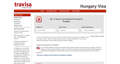 Desktop Screenshot of hungary.travisa.com