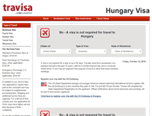 Tablet Screenshot of hungary.travisa.com