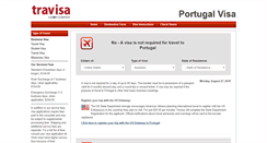 Desktop Screenshot of portugal.travisa.com