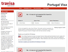 Tablet Screenshot of portugal.travisa.com
