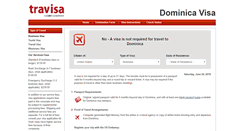 Desktop Screenshot of dominica.travisa.com