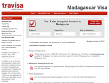 Tablet Screenshot of madagascar.travisa.com