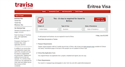 Desktop Screenshot of eritrea.travisa.com