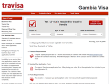 Tablet Screenshot of gambia.travisa.com