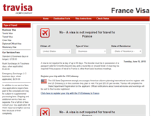 Tablet Screenshot of france.travisa.com