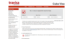 Desktop Screenshot of cuba.travisa.com
