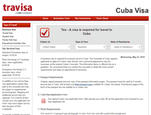 Tablet Screenshot of cuba.travisa.com