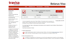 Desktop Screenshot of belarus.travisa.com