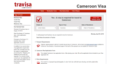 Desktop Screenshot of cameroon.travisa.com