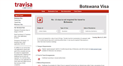 Desktop Screenshot of botswana.travisa.com