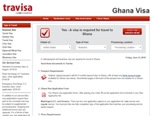 Tablet Screenshot of ghana.travisa.com