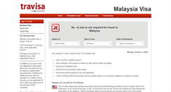 Desktop Screenshot of malaysia.travisa.com