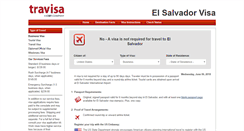 Desktop Screenshot of el-salvador.travisa.com