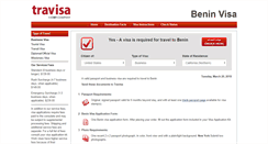 Desktop Screenshot of benin.travisa.com