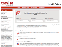 Tablet Screenshot of haiti.travisa.com