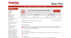Desktop Screenshot of niger.travisa.com