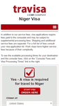 Mobile Screenshot of niger.travisa.com