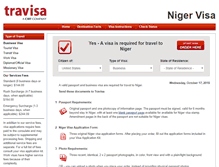 Tablet Screenshot of niger.travisa.com