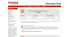 Desktop Screenshot of germany.travisa.com