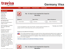 Tablet Screenshot of germany.travisa.com