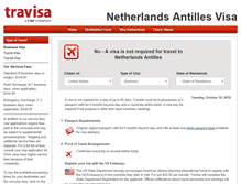 Tablet Screenshot of netherlands-antilles.travisa.com